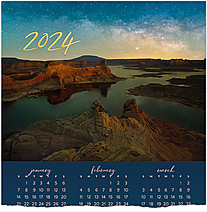 Glen Canyon Foil Calendar Card C2587U-AAA